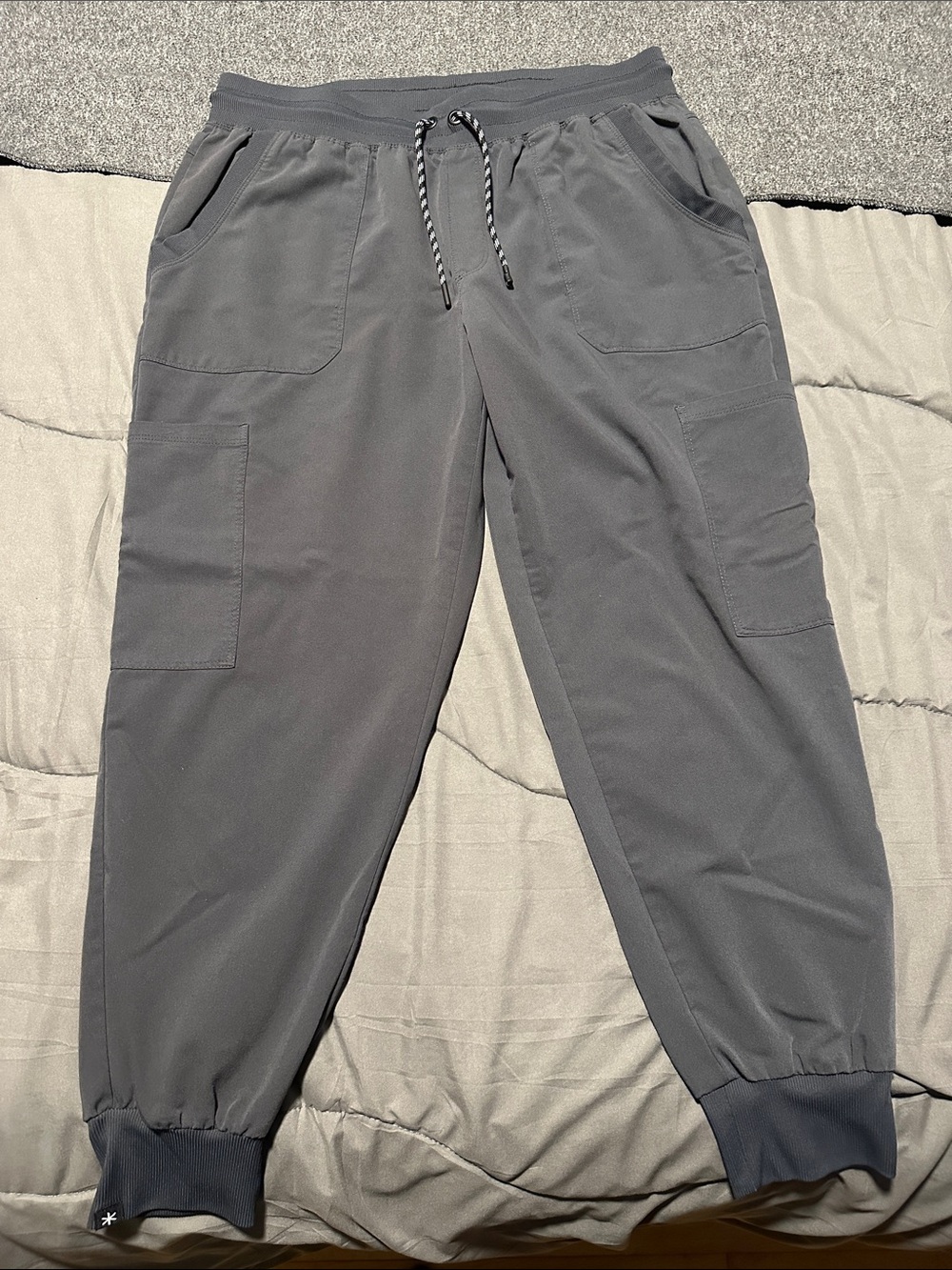 Women’s Gray Cargo Jogger Pants